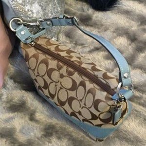 REDUCED-->Monogram Trim Mini COACH Handbag